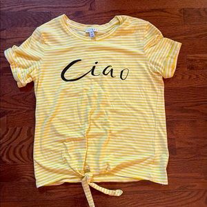 Tribal striped top: Ciao